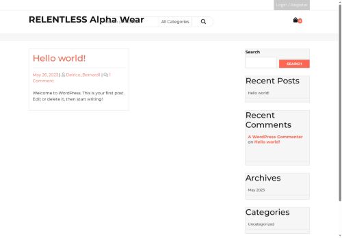 relentlessalphawear.com capture - 2025-08-25 07:45:29