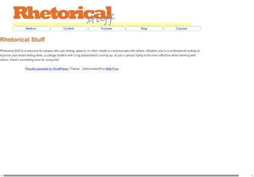 rhetoricalstuff.com capture - 2025-08-25 15:03:33