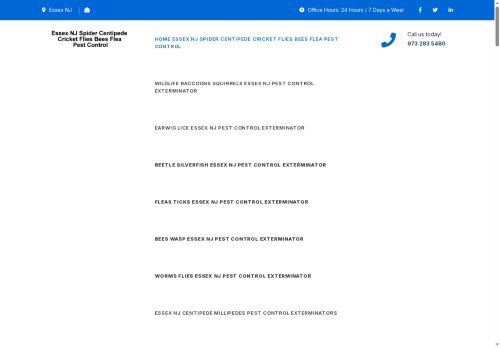 essexnjspidercentipedecricketfliesbeesfleapestcontrol.com capture - 2025-08-25 19:51:58