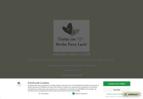hechoparalucir.com capture - 2025-08-25 19:53:19