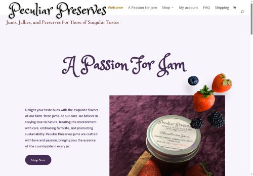 thesepeculiarpreserves.com capture - 2025-08-25 21:03:07