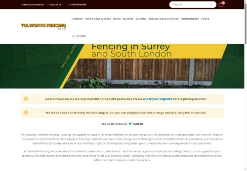 tolworthfencesupplies.com capture - 2025-08-25 21:03:07