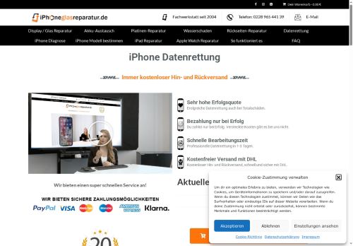smartphone-datenrettung.com capture - 2025-08-26 02:32:55