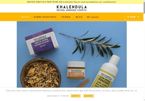 khalendulacosmetic.com capture - 2025-08-26 05:27:45