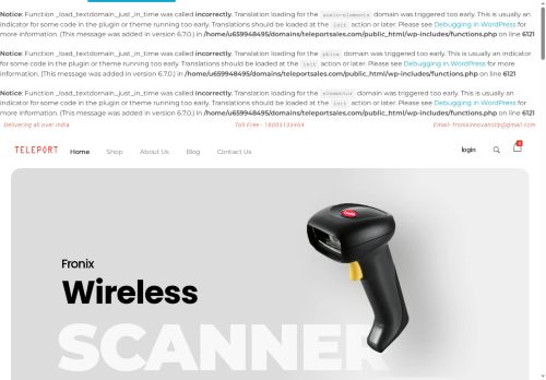 teleportsales.com capture - 2025-08-26 06:49:16