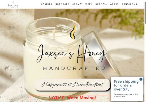 jaxsenshoney.com capture - 2025-08-26 15:08:14