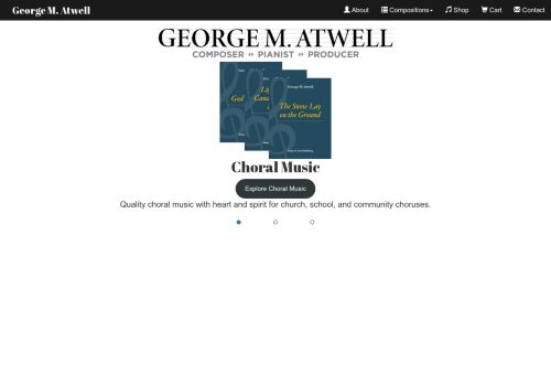 georgematwellmusic.com capture - 2025-08-26 17:54:42