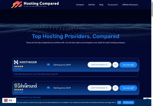 hosting-compared.com capture - 2025-08-26 20:51:19
