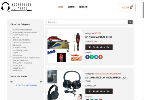 accesorioselparce.com capture - 2025-08-26 21:30:44