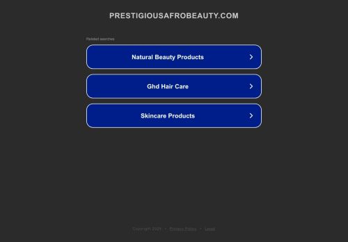prestigiousafrobeauty.com capture - 2025-08-27 01:16:39