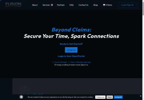 fusionclaims.com capture - 2025-08-27 01:38:59