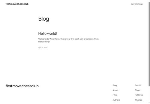 firstmovechessclub.com capture - 2025-08-27 02:41:32