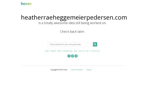 heatherraeheggemeierpedersen.com capture - 2025-08-27 04:44:24