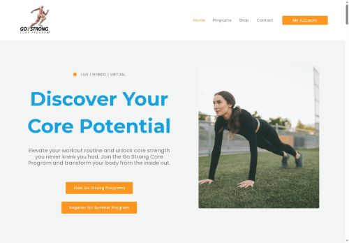 gostrongcoreprogram.com capture - 2025-08-27 04:49:16