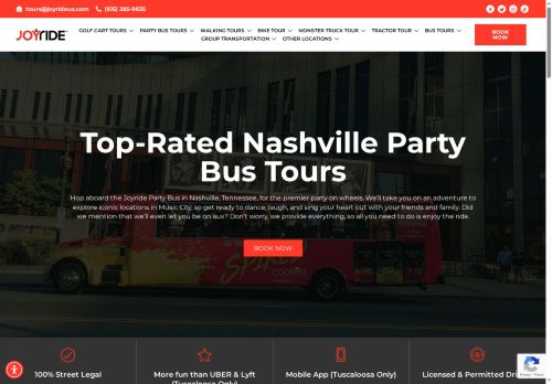 paradiseparkpartybus.com capture - 2025-08-27 07:34:52