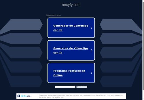 nexyfy.com capture - 2025-08-27 11:54:08