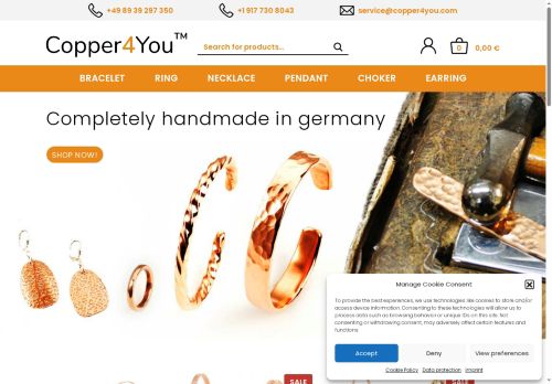 bracelet-in-copper.com capture - 2025-08-27 15:57:23