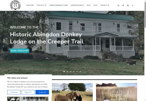 donkeylodge.com capture - 2025-08-27 16:39:28