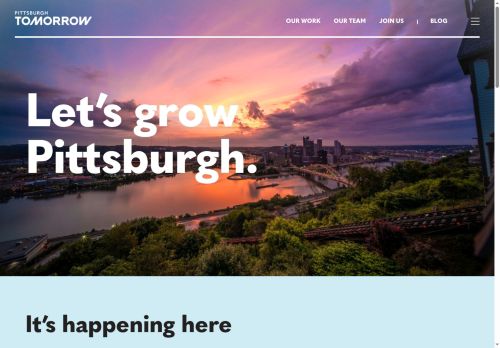 pittsburghtomorrow.com capture - 2025-08-27 19:09:16
