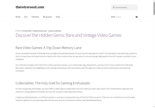 theretroroost.com capture - 2025-08-27 20:36:57