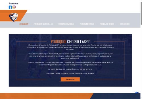 soccerplateau.com capture - 2025-08-27 23:04:46