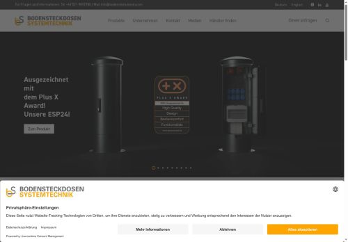 bodensteckdosen-systemtechnik.com capture - 2025-08-28 00:38:24
