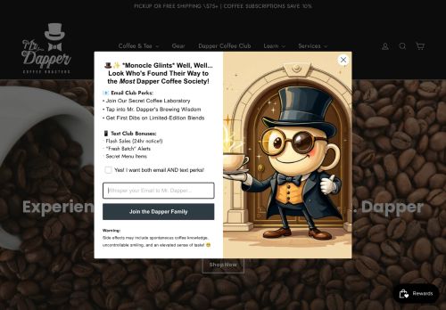 mrdappercoffee.com capture - 2025-08-28 01:12:47