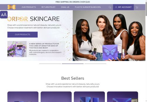 oriorskincare.com capture - 2025-08-28 01:37:50