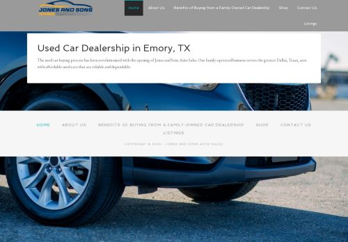 jonesandsonsautosales.com capture - 2025-08-28 02:40:26