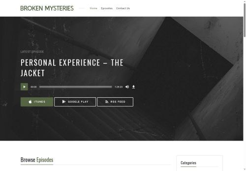 brokenmysteries.com capture - 2025-08-28 08:07:01