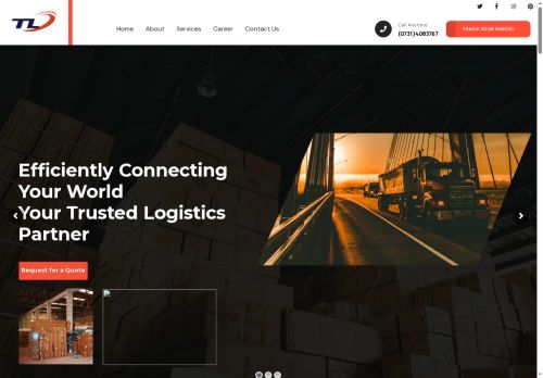 trishalogistics.com capture - 2025-08-28 09:53:18