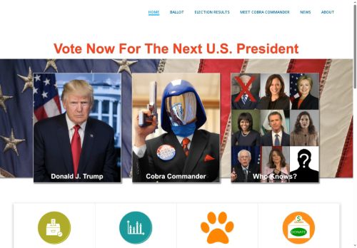 cobraforpresident.com capture - 2025-08-28 10:12:44
