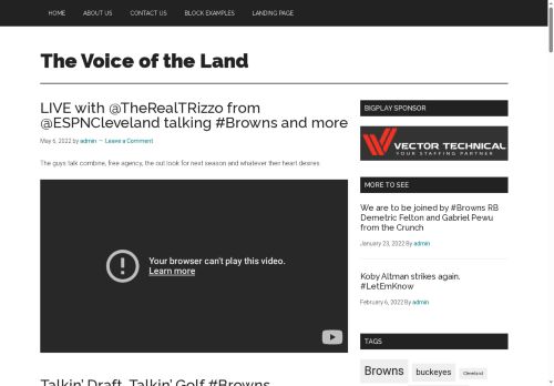 voiceoftheland.com capture - 2025-08-28 13:39:30