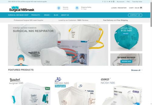 surgicaln95mask.com capture - 2025-08-28 14:55:36