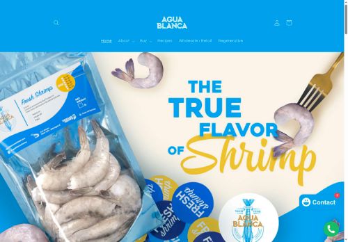 aquablancaseafood.com capture - 2025-08-28 23:53:26