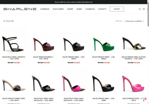 sharlenecalzature.com capture - 2025-08-29 06:34:51