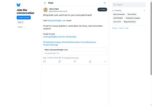 laraspaintingllc.com capture - 2025-08-29 07:05:10