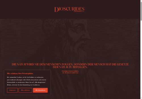dioscurides.com capture - 2025-08-29 07:08:30