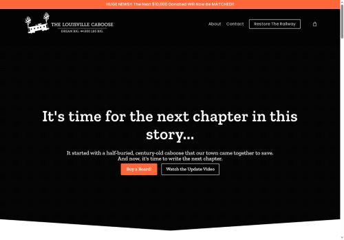 thelouisvillecaboose.com capture - 2025-08-29 10:42:21