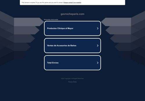 gavrocheparis.com capture - 2025-08-29 12:13:30