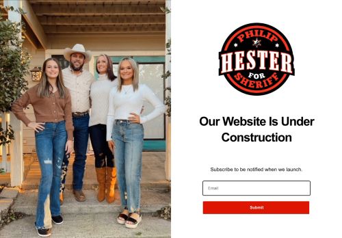 hesterforsheriff.com capture - 2025-08-29 12:23:59