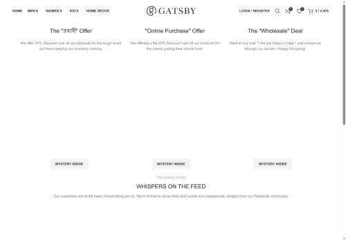 gatsbywears.com capture - 2025-08-29 13:15:14