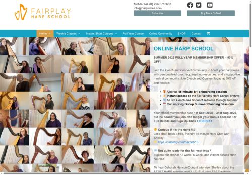 fairplayharpschool.com capture - 2025-08-29 17:02:38