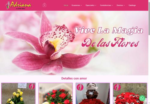 adrianafloristeria.com capture - 2025-08-29 19:00:50