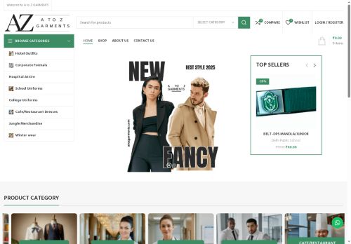 atozgarments.com capture - 2025-08-29 21:37:15