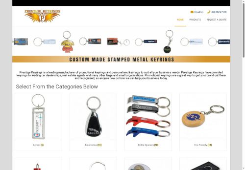prestigekeyrings.com capture - 2025-08-29 22:23:18