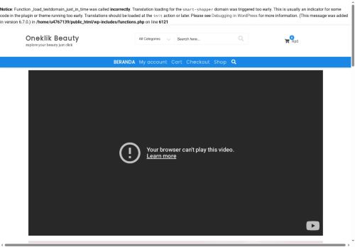 oneklikbeauty.com capture - 2025-08-30 01:27:16
