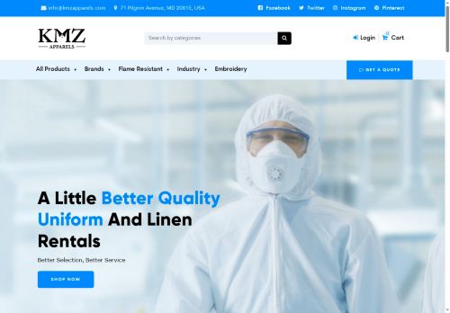 kmzapparels.com capture - 2025-08-30 01:38:35