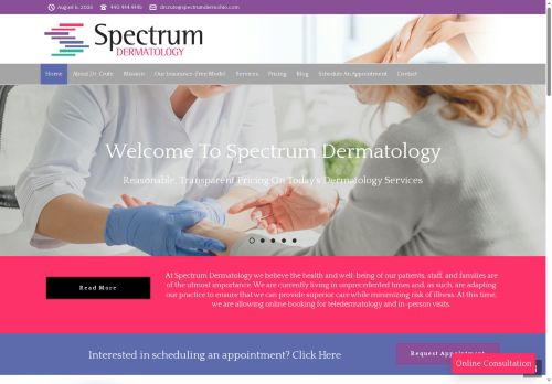 spectrumdermoh.com capture - 2025-08-30 01:41:39