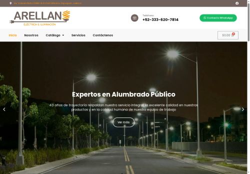 arellanoelectrica.com capture - 2025-08-30 03:26:30
